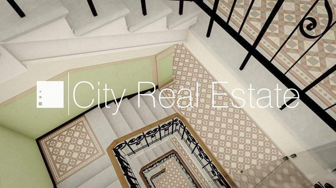 Pagalma ēka, renovēta māja, slēgts pagalms, ieeja no ielas un pagalma, kāpņu telpa pēc Rīga - foto 15