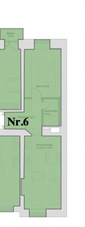 Квартира с элегантными высокими потолками!  В отреставрированном историческом Рига - изображение 6