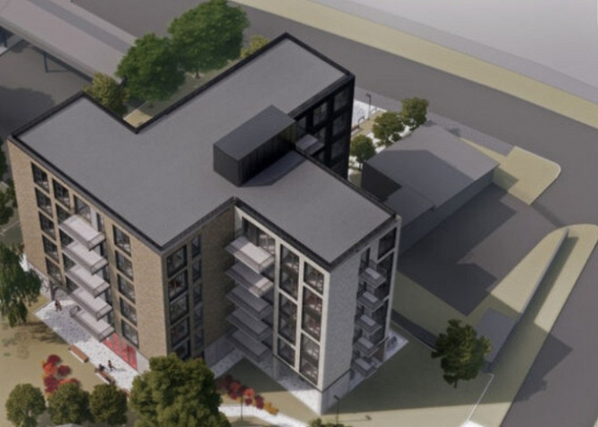 Īres nams / Daudzdzīvokļu projekts  Ūdens iela 27, Rīga  Pārdod saskaņotu īres nama / Rīga - foto 3