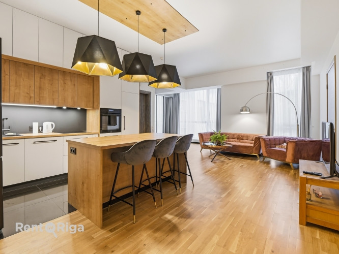 Plašs un elegantas apdares 4-istabu dzīvoklis ar terasi un pazemes stāvvietu  tikai 300 m no Jūrmala - foto 10