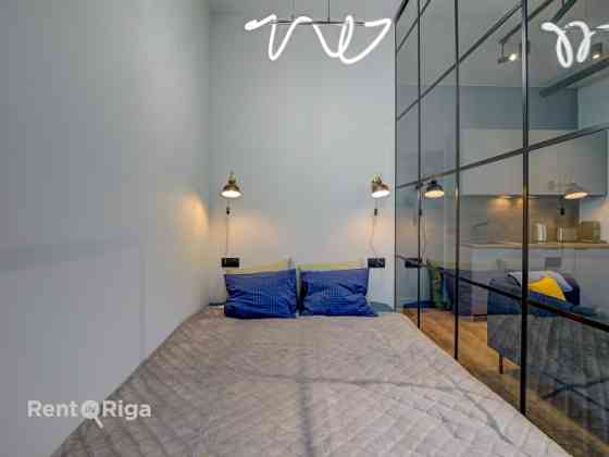 Студия с продуманным до мелочей дизайном и комфортом, который ощущается в каждом Рига