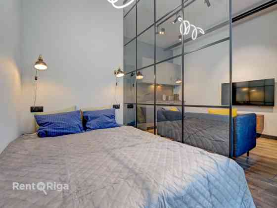 Студия с продуманным до мелочей дизайном и комфортом, который ощущается в каждом Рига