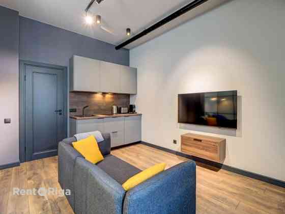 Студия с продуманным до мелочей дизайном и комфортом, который ощущается в каждом Рига