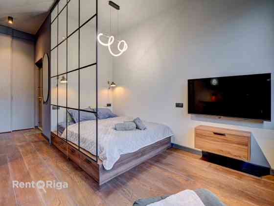 Студия с продуманным до мелочей дизайном и комфортом, который ощущается в каждом Рига