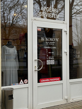 Продаётся действующий магазин женской одежды, расположенный в отличном месте .Бизнес полностью... Rēzekne - foto 8