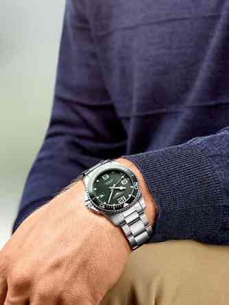 Longines Mens HydroConquest Automatic Watch L3.781.3.06.7 ww­w.chr­onogal­leria.c­om Tas ir... Rīga