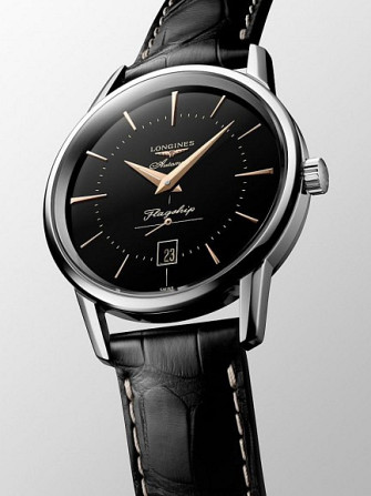 Longines Mens Flagship Heritage Automatic Watch L4.795.3.58.7 ww­w.chr­onogal­leria.c­om Tas ir... Rīga - foto 3