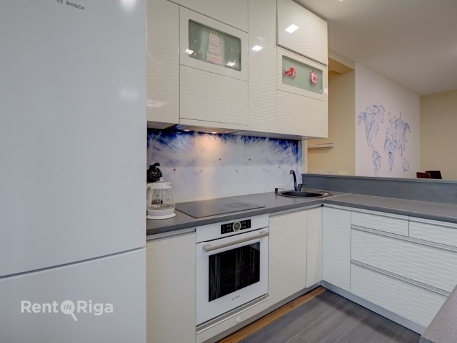 Pārdod 3-istabu dzīvokli jaunajā projektā VARAVĪKSNES NAMI  Pārdošanā gaišs, mājīgs un Rīga - foto 6