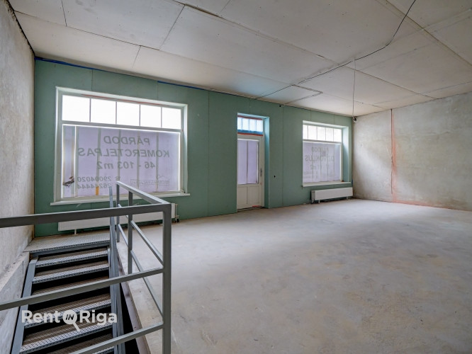 Pārdošanā komerctelpas pirmajā stāvā + noliktavas telpa -1 stāvā!  Piedāvājumā 1. stāva Rīga - foto 4