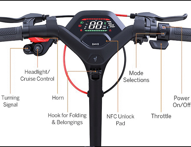 Elektriskais skrejritenis Segway KickScooter P100 ww­w.e-sco­oterid­er.co­m Tas ir jauns, ... Rīga - foto 3