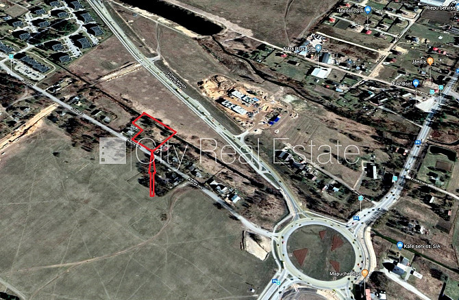 Земля в собственности, зеленая территория 3765 м2, разрешено строить объект Рига - изображение 17