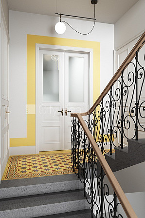 Fasādes māja, renovēta māja, energo efektīva māja, slēgts pagalms, iespēja nomāt Rīga - foto 10