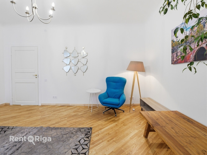 4-room apartment with a park view in the center of Riga.  A cozy and bright four-room apartment is a Рига - изображение 16