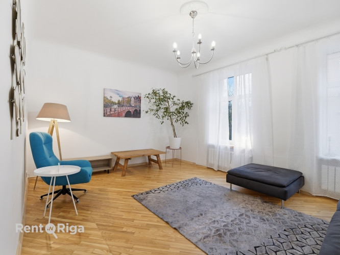 4-room apartment with a park view in the center of Riga.  A cozy and bright four-room apartment is a Рига - изображение 15