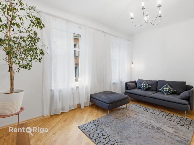 4-room apartment with a park view in the center of Riga.  A cozy and bright four-room apartment is a Рига - изображение 14