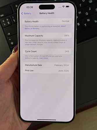 IPhone 15 Pro Max, 256 GB, Natural Titanium. Всё работает отлично: Face ID, камеры, динамики, ... Rīga