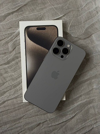 IPhone 15 Pro Max, 256 GB, Natural Titanium.
Всё работает отлично: Face ID, камеры, динамики,... Rīga - foto 2