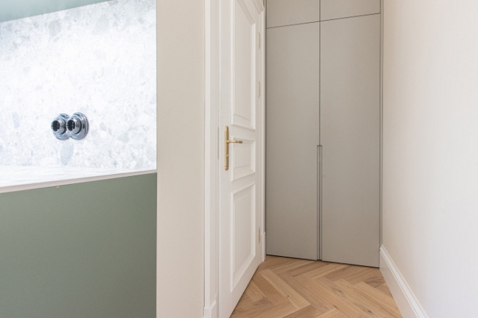 Ekskluzīvs, pilnībā atjaunots studio pie Vērmanes dārza  Dzīvoklis (4. stāvs): - Atvērta Rīga - foto 5