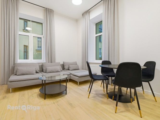 Mеблированная 2-комнатная квартира в Тихом центре Риги.  Квартира с высокими Рига - изображение 10