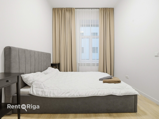 Сдается меблированная 2-комнатная квартира в Тихом центре.  Планировка квартиры Рига - изображение 10