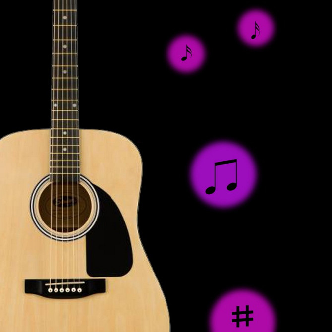 Даю уроки игры на акустической и электрогитаре. Приглашаю детей и взрослых на курс игры на гитаре... Rīga - foto 1