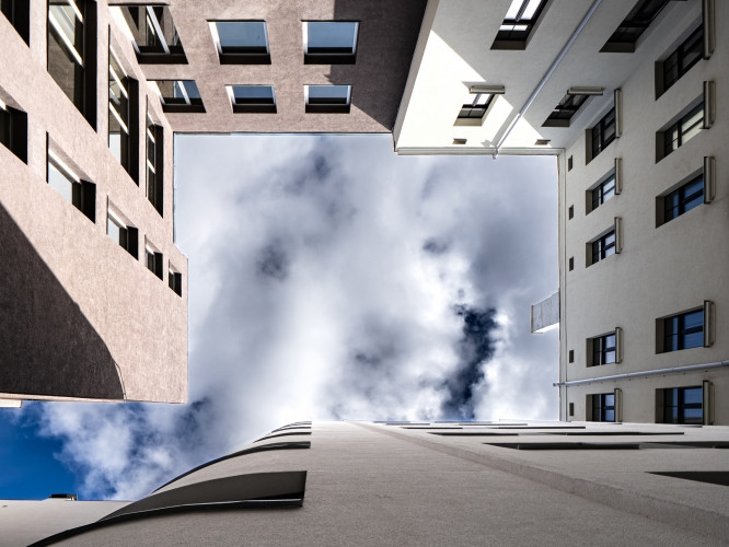 Mēbelēts Studio dzīvoklis Rīgas Centrā.  Tas atrodās restaurētā vēsturiskā jūgendstila Rīga - foto 9