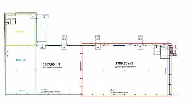 Noliktavas Daugavgrīvas un Tvaikoņu ielu krustojumā.  Fasādes ēka, ērta piekļuve no Rīga - foto 7