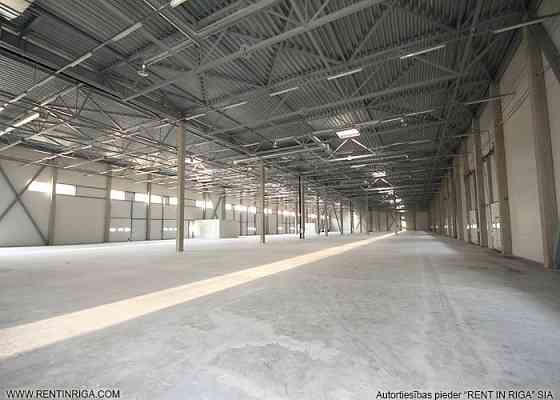 Новый склад с ж/д подъездом. Рампы с 2-х сторон: (автомобильные+железнодорожные). Рига