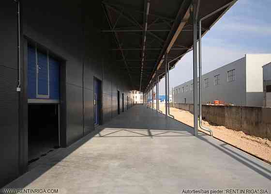 Новый склад с ж/д подъездом. Рампы с 2-х сторон: (автомобильные+железнодорожные). Рига