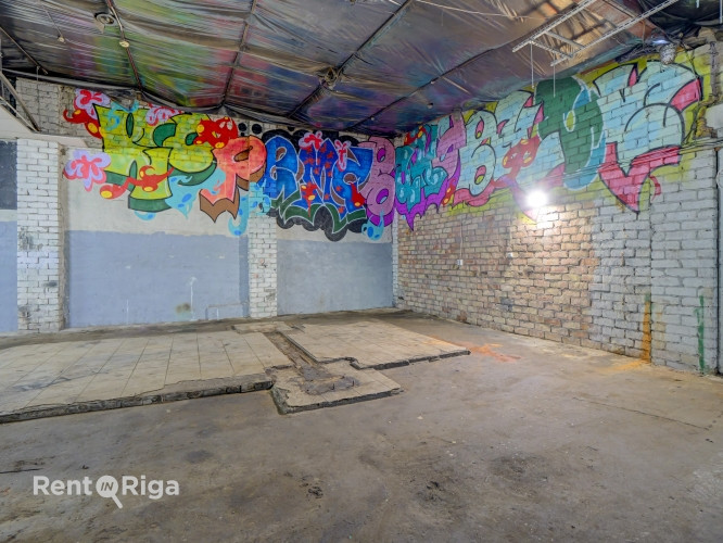 Iznomā noliktavas telpas Strenču ielā.   + kopējā platība 340 m2 + 3 fāžu elektrības pieslēgums + sl Рига - изображение 6