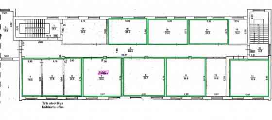 В трёхэтажном офисном здании на Ганību дамбис доступны офисы в аренду. В здании Рига