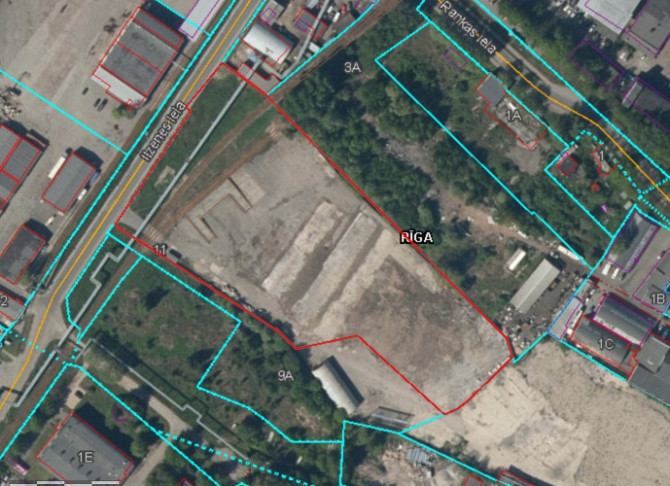 Nomai tiek piedāvāts zemes gabals Ilzenes ielā.  + Vilciena pievads; + rampa un panduss vilcienu Rīga - foto 6