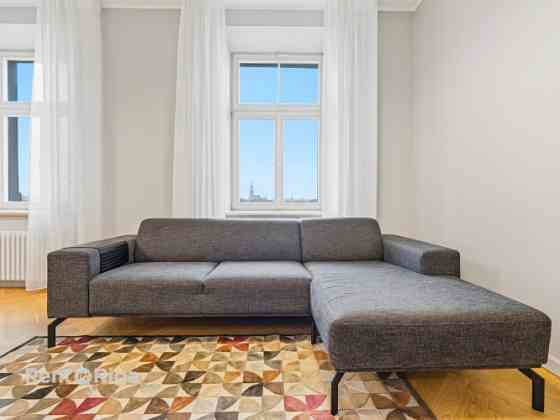 Apartment with a Wonderful View of Old Riga and the Daugava Bridges, Available for Long-Term Rent  L Рига