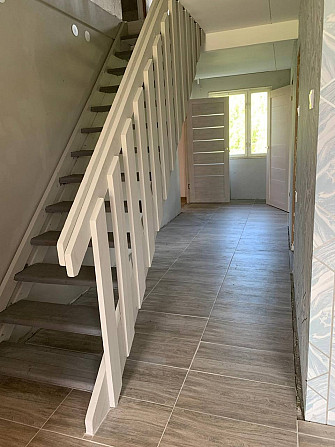 Продаётся уютный двухэтажный дом с хозяйственной постройкой, в 35 км от Резекне
