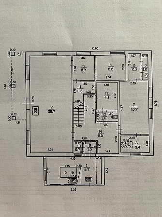 Продаётся уютный двухэтажный дом с участком 5200 м² (35 км от Резекне) Strūžāni, Gaigalavas... Другой - изображение 19