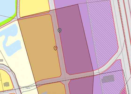 Предлагается к покупке земельный участок вдоль шоссе A1.  + Часть участка Адажский округ