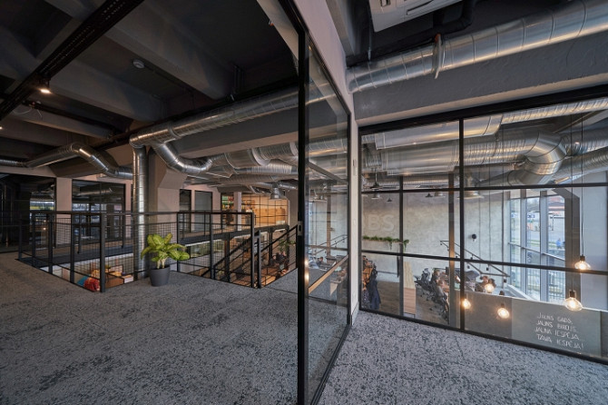 Moderns, pilnībā mēbelēts un labiekārtots birojs ar atsevišķu fasādes ieeju.  Telpas Rīga - foto 7