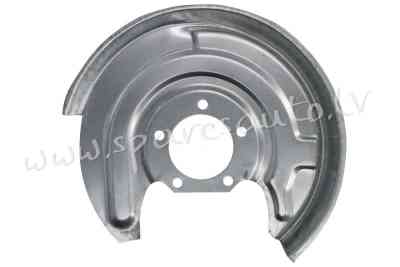 131-07-618 - OE 8E0 615 612C; 8E0615612C Splash Guard, brake disc rear LORO BLACK R - Bremžu Diska A Рига
