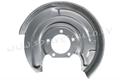 131-07-618 - OE 8E0 615 612C; 8E0615612C Splash Guard, brake disc rear LORO BLACK R - Bremžu Diska A Рига - изображение 1