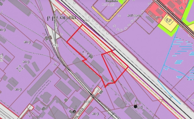 Асфальтированная территория с 3 железнодорожными подъездными путями и Рижский район - изображение 6