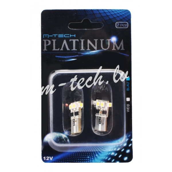 LB341W - Blister 2x LED LB341W - W5W 12V SMD1210 CANBUS White Rīga - foto 1