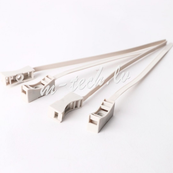 CTGM-8X180 - ROAD-TEQ Quick-Mount Nylon Cable Ties. size: 7.5x180mm 20 pcs. gray Rīga - foto 1