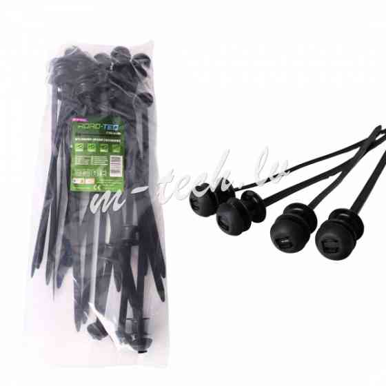 CTBG-8X280 - ROAD-TEQ Nylon Spacer Cable Ties. size: 8x280mm 20 pcs. black Rīga