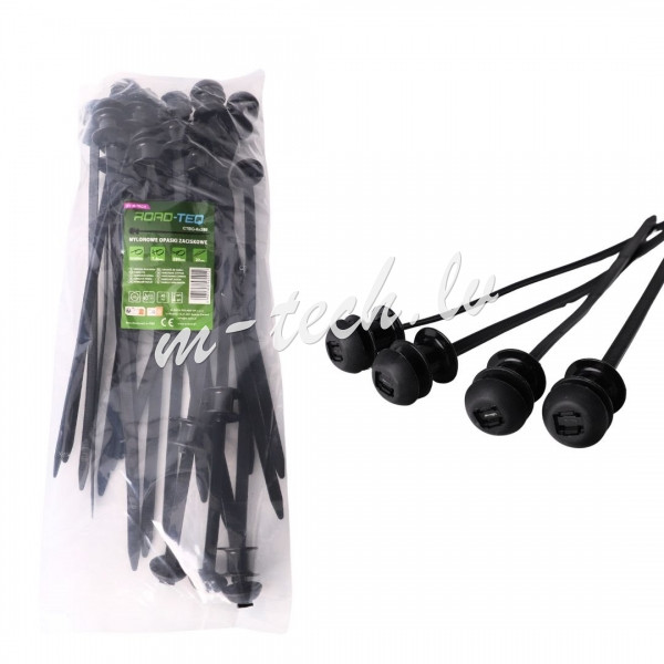 CTBG-8X280 - ROAD-TEQ Nylon Spacer Cable Ties. size: 8x280mm 20 pcs. black Rīga - foto 1