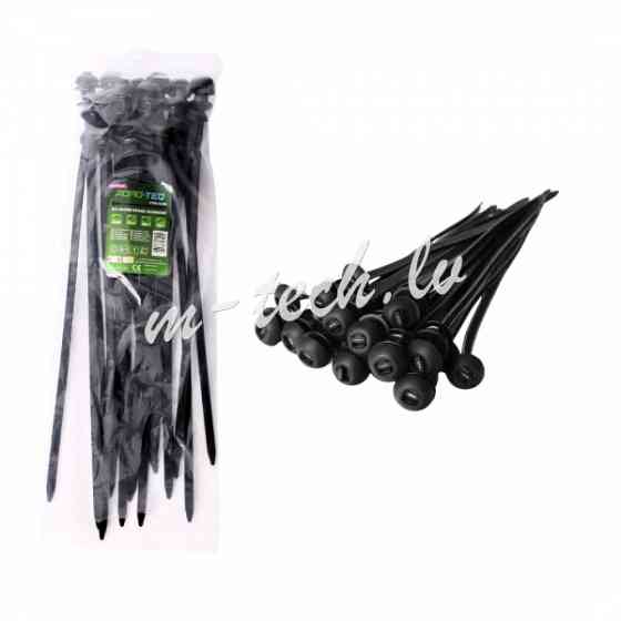 CTBG-8X380 - ROAD-TEQ Nylon Spacer Cable Ties. size: 8x380mm 20 pcs. black Rīga
