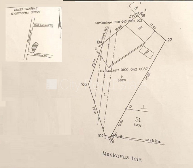Закрытый двор, вход со двора, разрешено строить трёхэтажное , разрешено строить Рига - изображение 5