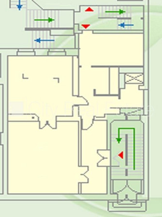 Проект - Skolas 9 (Сколас 9), фасадный дом, реновированный дом, вход с улицы, лестничная Рига - изображение 12