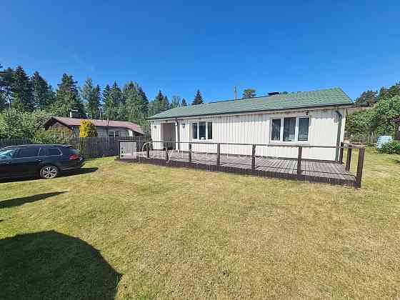 Земля в собственности, дача, новостройка, фасад с деревянной отделкой, Limbaži un Limbažu novads