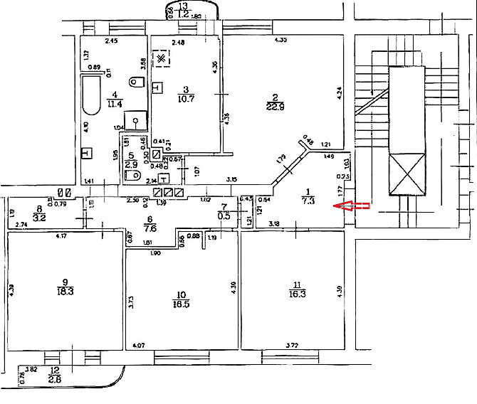 Земля в собственности, фасадный дом, кирпичные стены, закрытый двор, въездные Рига - изображение 17