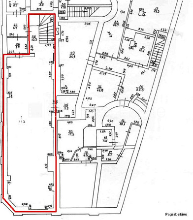 Fasādes māja, slēgts pagalms, ieeja no ielas, logi vērsti uz pagalma pusi, logi vērsti uz Rīga - foto 19